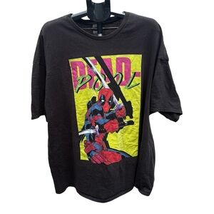 Marvel Deadpool Retro Style Graphic T-shirt Men’s 4XL Big and Tall, Comics